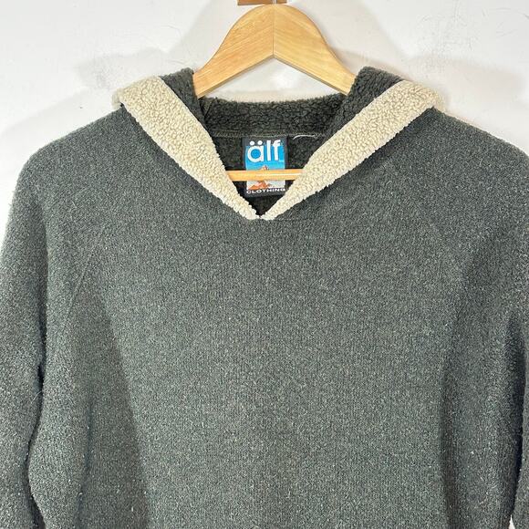 ALF by KUHL Fleece Hoodie vintage 90's womans size Small Alfpaca - Picture 3 of 8